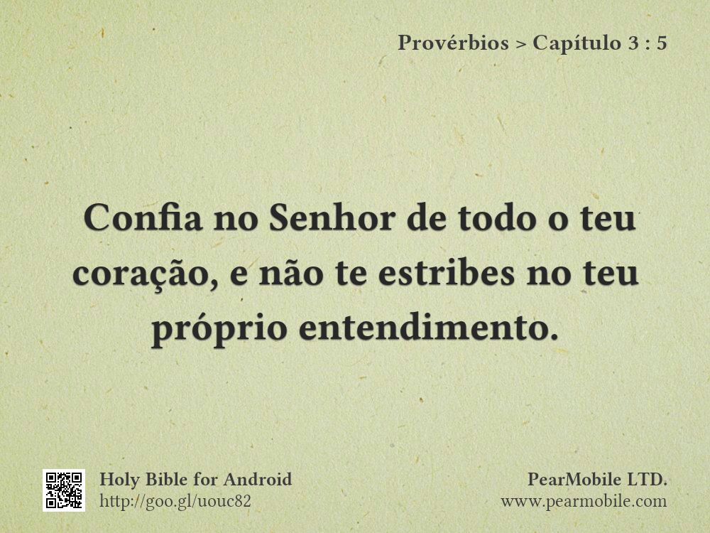 Provérbios, Capítulo 3:5